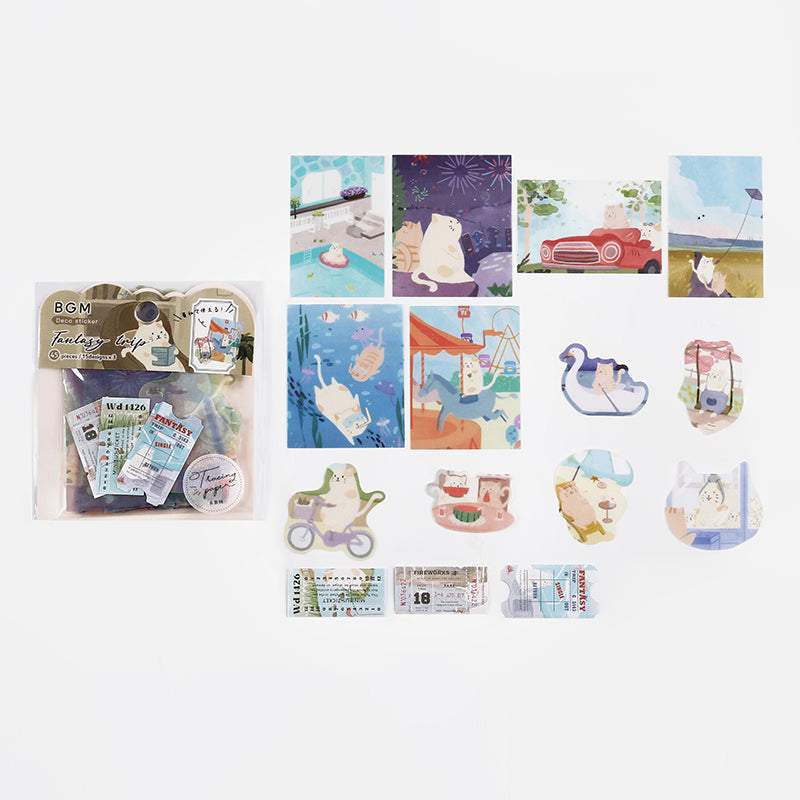 BGM Phantom Journey, Nekoland Tracing Paper Seal, BGM, Seal, bgm-phantom-journey-nekoland-tracing-paper-seal, 2022 Jul New, Cityluxe
