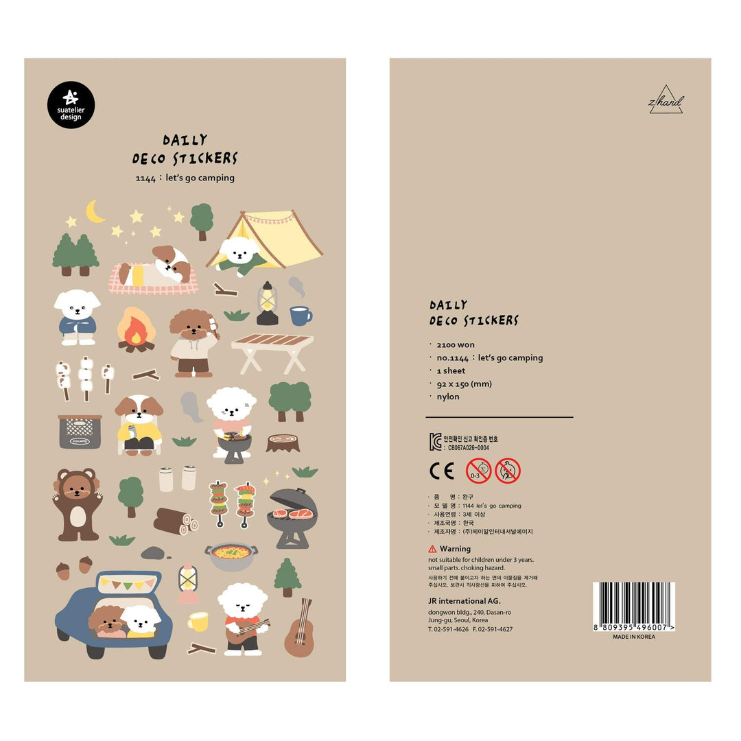 Suatelier Daily Deco Stickers -  Let&