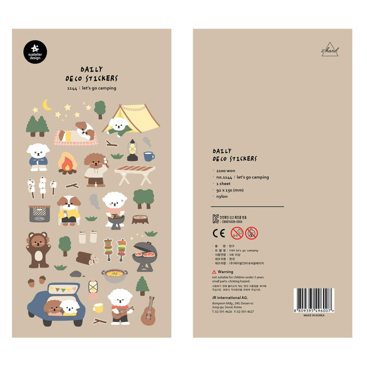 Suatelier Daily Deco Stickers -  Let&