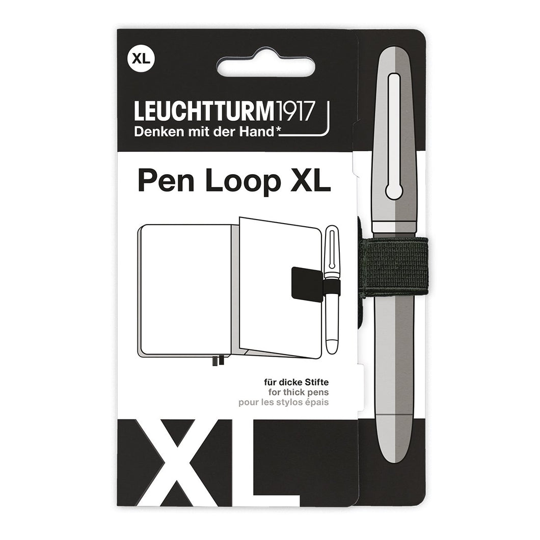 Leuchtturm1917 Pen Loop XL Black, Leuchtturm1917, Pen Loop, leuchtturm1917-pen-loop-xl-black, Accessory, Black, Leuchtturm1917, Cityluxe