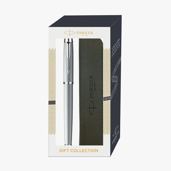 Load image into Gallery viewer, Parker IM Silver CT Rollerball Pen with Sleeve Gift Set, Parker, Gift Set, parker-im-silver-ct-rollerball-pen-with-sleeve-gift-set, beste, Cityluxe
