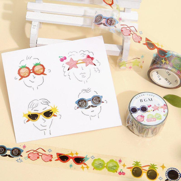 Load image into Gallery viewer, BGM Sunglasses Clear Tape, BGM, Clear Tape, bgm-sunglasses-clear-tape, , Cityluxe
