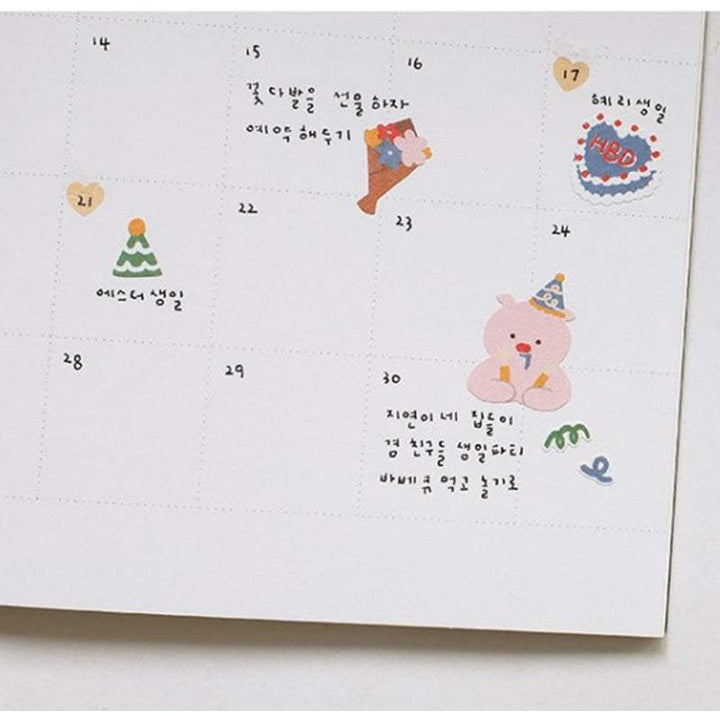 Suatelier Daily Deco Stickers - Sticker Oh Party Day! — detail view