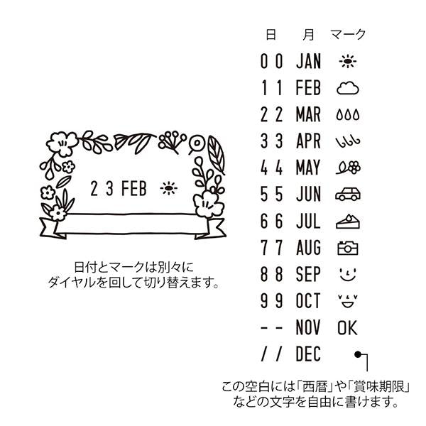 이미지를 갤러리 뷰어에 로드 , Midori Paintable Rotating Date Stamp Flowers, Midori, Stamp, midori-paintable-rotating-date-stamp-flowers, , Cityluxe
