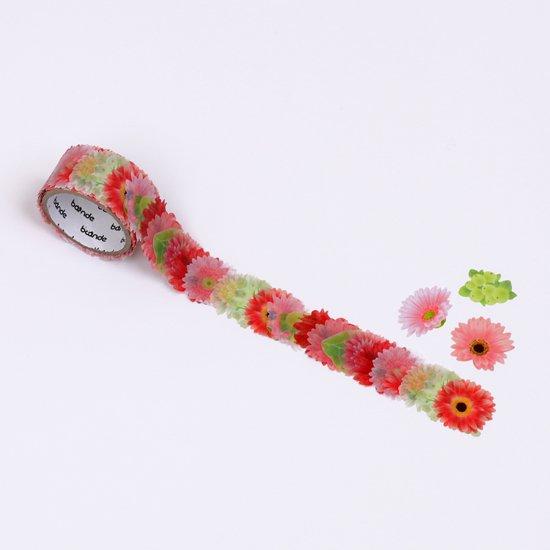 Load image into Gallery viewer, Bande Washi Roll Sticker Garbera Bouquet, Bande, Washi Roll Sticker, bande-washi-roll-sticker-garbera-bouquet, , Cityluxe
