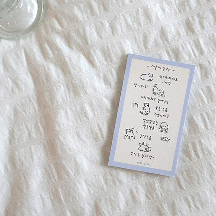 Suatelier Sticker Deco .09 (Cat), Suatelier, Sticker, suatelier-sticker-deco-09-cat, For Crafters, New August, Stickers, Cityluxe