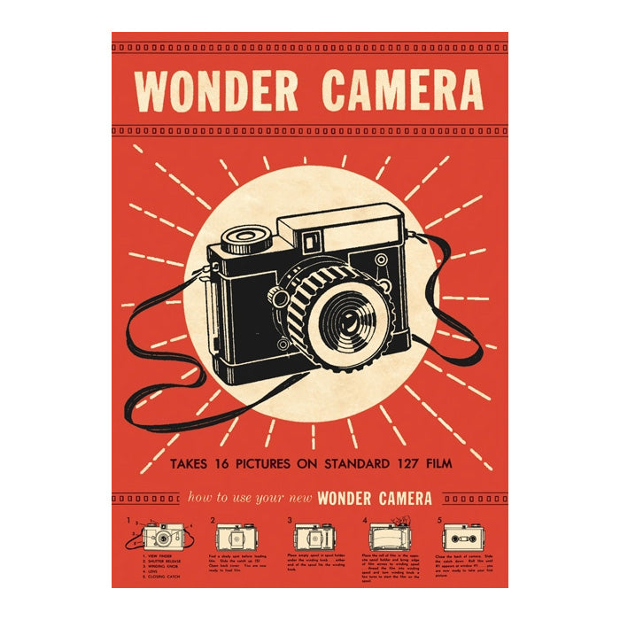 Cavallini Wrapping Paper Wonder Camera, Cavallini, Wrapping Paper, cavallini-wrapping-paper-wonder-camera, , Cityluxe