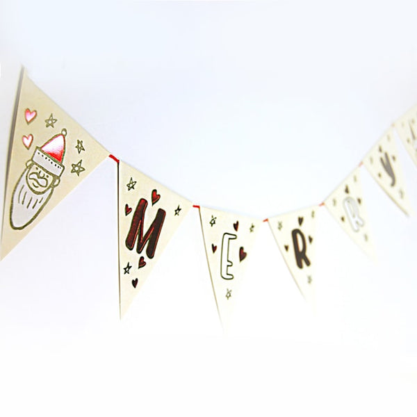Load image into Gallery viewer, D&#39;Won Bunting Merry Xmas, D&#39;Won, Bunting, dwon-bunting-merry-xmas, 2-deal, Cityluxe
