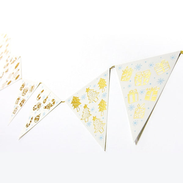 D'Won Bunting Gold Christmas — front view