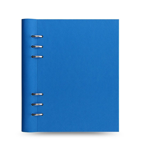 Load image into Gallery viewer, Filofax A5 Clipbook Saffiano-Fluoro Blue, FILOFAX, Notebook, filofax-a5-clipbook-saffiano-fluoro-blue, Blue, Ruled, Cityluxe
