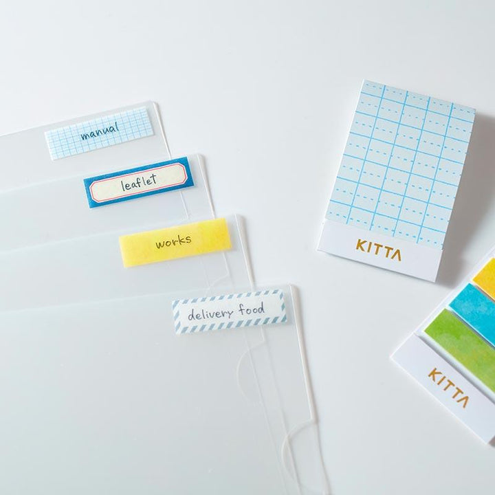 KITTA Washi Tape Iridescence — with packaging