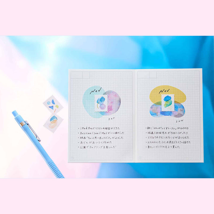 KITTA Special Masking Seal Sticker in Nuance — KITTA decorative sticker — for journaling, planners and scrapbooking, at Cityluxe Singapore