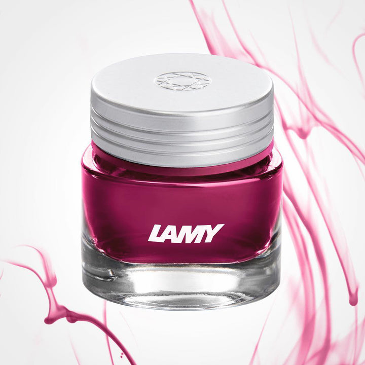 Lamy T53 30ml Crystal Ink Bottle, Lamy, Ink Bottle, lamy-t53-30ml-crystal-ink-bottle, Blue, Brown, Green, Grey, Ink &amp; Refill, Inktober22, Pink, Red, Cityluxe