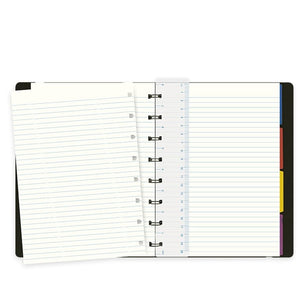 Filofax A5 Notebook Classic Black, FILOFAX, Notebook, filofax-a5-notebook-classic-black, Black, Ruled, Cityluxe