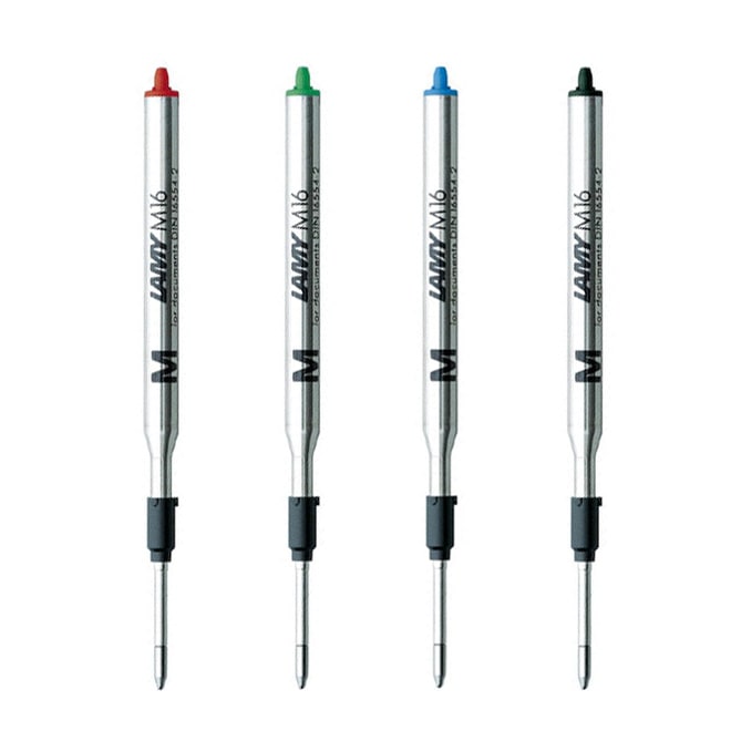 Lamy M16 Giant Ballpoint Pen Refill, Lamy, Ballpoint Pen Refill, lamy-m16-ballpoint-pen-refill, Black, Blue, Green, Ink &amp; Refill, Red, Cityluxe