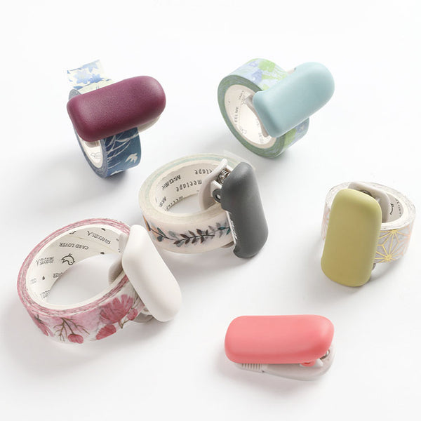 이미지를 갤러리 뷰어에 로드 , Kokuyo Me Clip-Type Tape Cutter (10-15mm), Kokuyo, Tape Dispenser, kokuyo-me-clip-type-tape-cutter-10-15mm, Black, Blue, Green, Pink, Purple, White, Cityluxe
