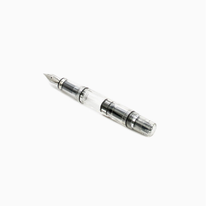 TWSBI Diamond Mini Fountain Pen Clear — flat lay