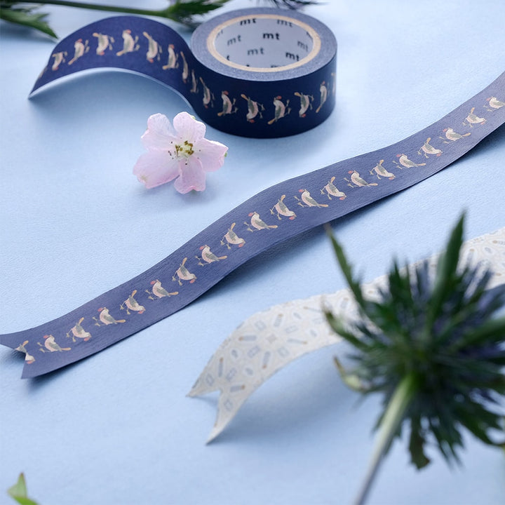MT x William Morris - Strawberry Thief Bird — roll side