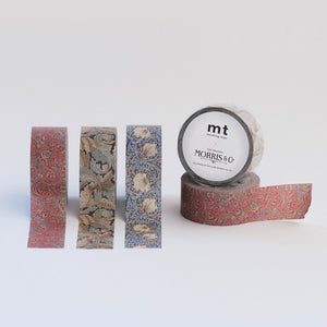 MT x William Morris Washi Tape Indian, MT Tape, Washi Tape, mt-x-william-morris-washi-tape-indian, mt, MT2019SUMMER, Red, washi tape, Cityluxe