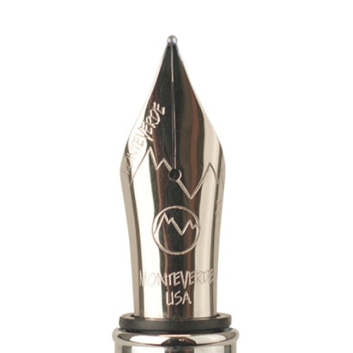 Monteverde Stainless Steel Nib Chrome Broad, Monteverde, Replacement Nib, monteverde-stainless-steel-nib-chrome-broad, Accessory, Monteverde Stainless Steel Nib, Silver, Cityluxe