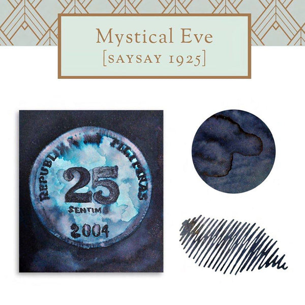 Load image into Gallery viewer, Vinta Inks 30ml Ink Bottle Mystical Eve (Saysay 1925), Vinta Inks, Ink Bottle, vinta-inks-30ml-ink-bottle-mystical-eve-saysay-1925, Fairytale, Inktober22, shimmering, Cityluxe
