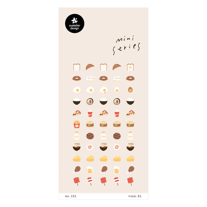 Suatelier Food.01 Sticker, Suatelier, Sticker, suatelier-food-01-sticker, , Cityluxe