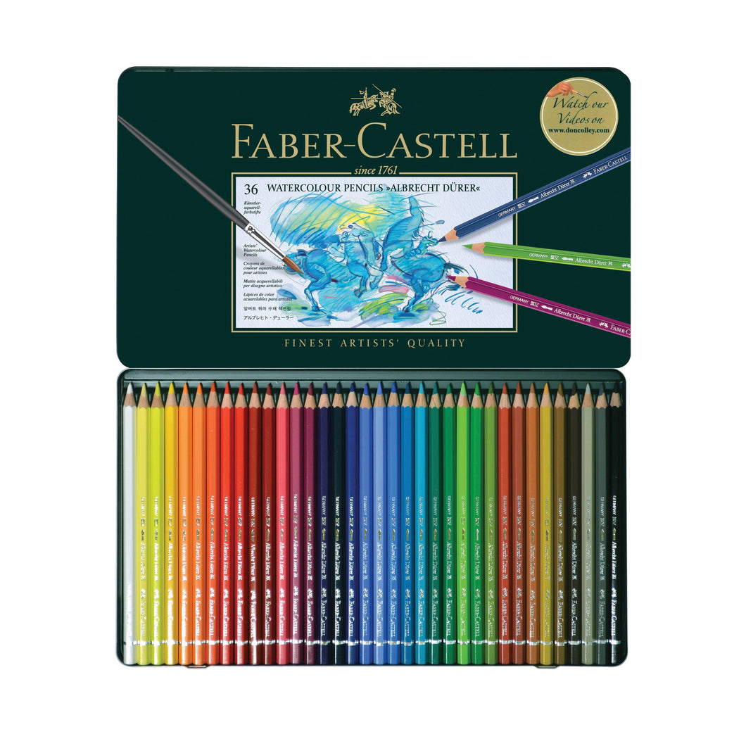 Faber-Castell Polychromos Artist Watercolour Pencil Set of 36, Faber-Castell, Watercolour, faber-castell-polychromos-artist-watercolour-pencil-set-of-36, , Cityluxe