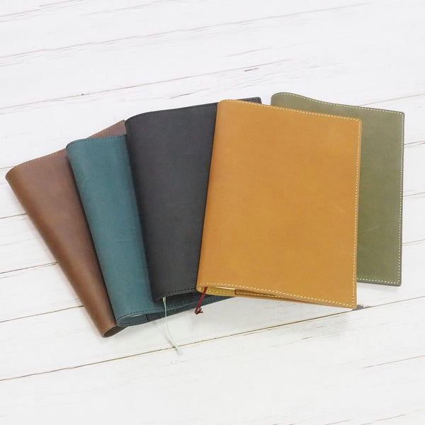 Luxo Notebook Leather Cover A5 — front cover