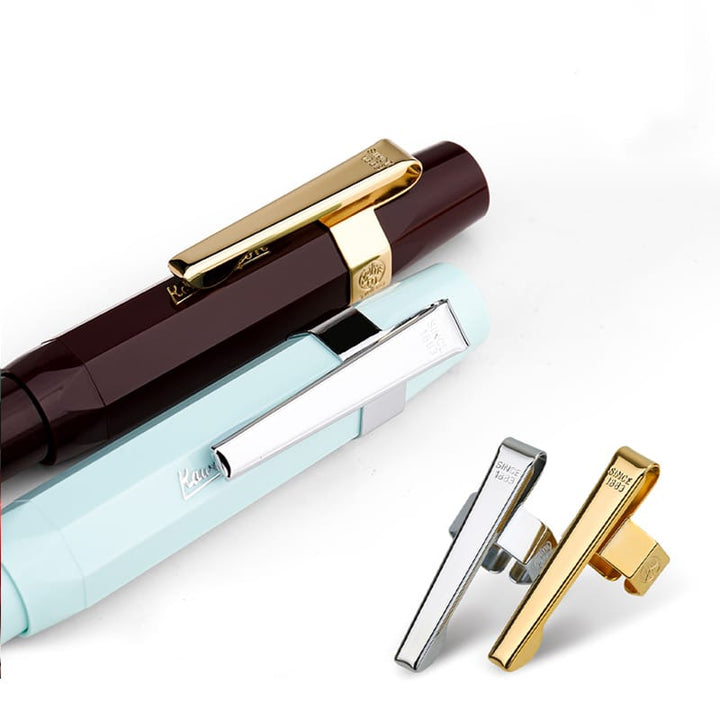 Kaweco Sport Octagonal Pen Clip, Kaweco, Pen Clip, kaweco-sport-octagonal-pen-clip-chrome, Accessory, Gold, octagonal clip, Silver, Cityluxe