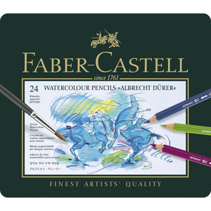 Faber-Castell Polychromos Artist Watercolour Pencil Set of 24, Faber-Castell, Watercolour, faber-castell-polychromos-artist-watercolour-pencil-set-of-24, , Cityluxe