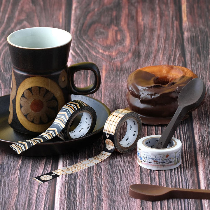 MT x Olle Eksell Washi Tape Crossed Lines — with packaging