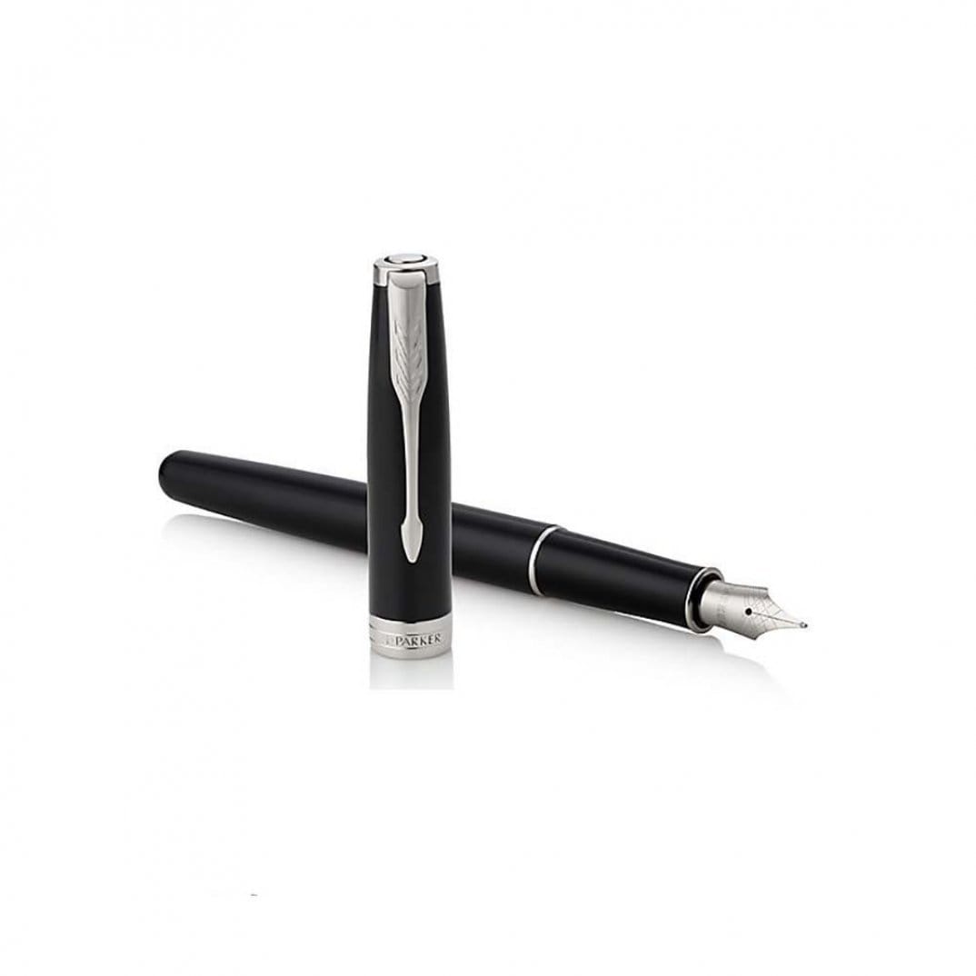 Parker Sonnet Lacquer Black CT Fountain Pen, Parker, Fountain Pen, parker-sonnet-lacquer-black-ct-fountain-pen, Black, can be engraved, Cityluxe