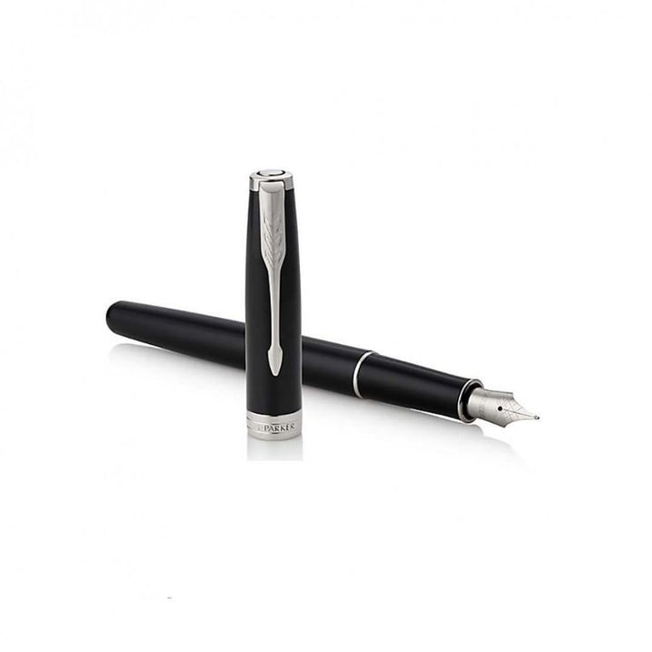Parker Sonnet Lacquer Black CT Fountain Pen, Parker, Fountain Pen, parker-sonnet-lacquer-black-ct-fountain-pen, Black, can be engraved, Cityluxe