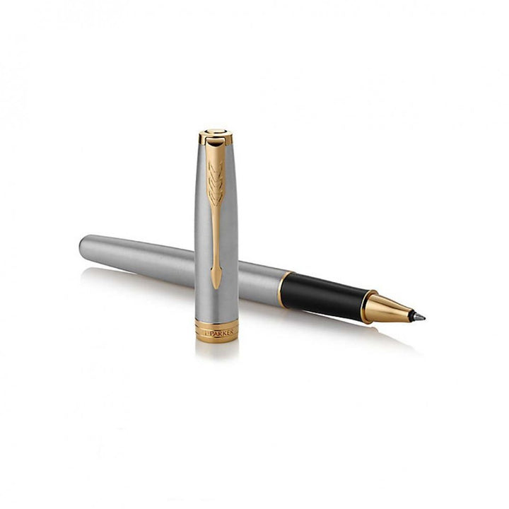 Parker Sonnet Stainless Steel GT Rollerball Pen — engraving example