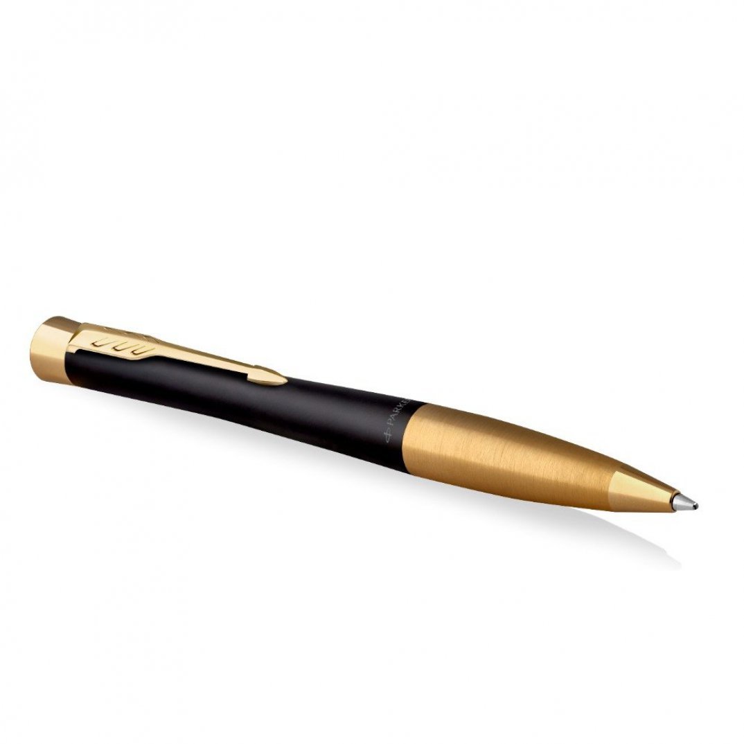 Parker Urban Twist Black GT Ballpoint Pen — writing at an angle