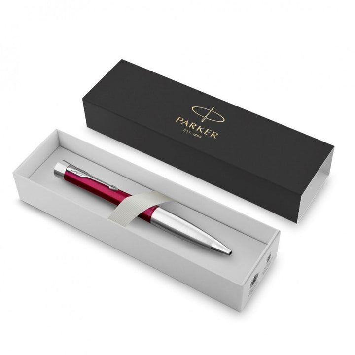 Parker Urban Twist Magenta CT Ballpoint Pen — barrel detail