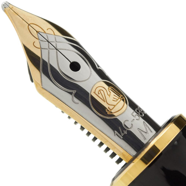 Load image into Gallery viewer, Pelikan Souverän® M1000 Fountain Pen Black, Pelikan, Fountain Pen, pelikan-souveran-m1000-fountain-pen-black, Black, can be engraved, Cityluxe
