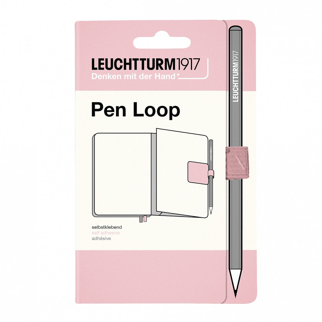 Leuchtturm1917 Pen Loop Powder, Leuchtturm1917, Pen Loop, leuchtturm1917-pen-loop-powder, Accessory, Muted Colour, Pink, Cityluxe