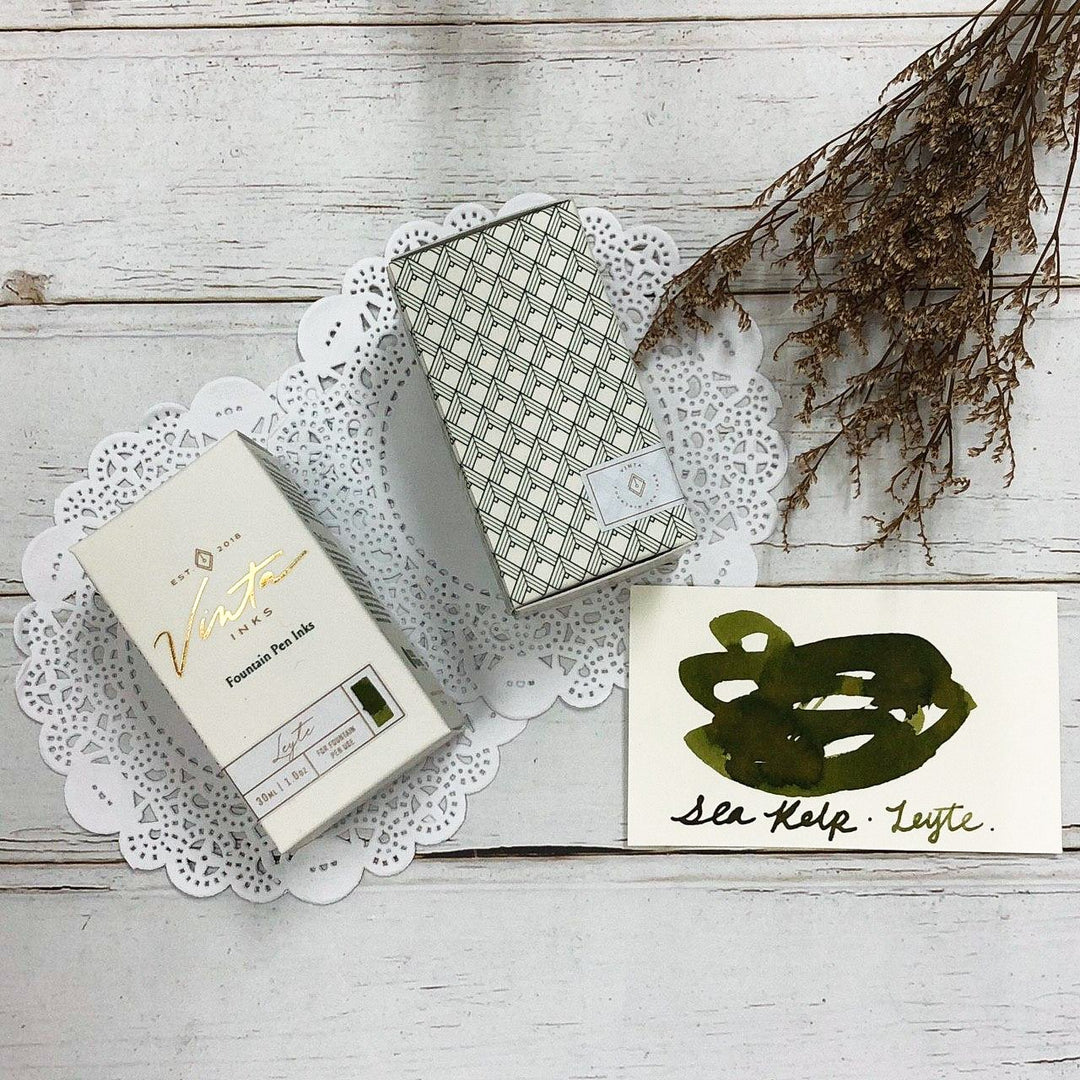 Vinta Inks 30ml Ink Bottle Sea Kelp (Leyte 1944), Vinta Inks, Ink Bottle, vinta-inks-30ml-ink-bottle-sea-kelp-leyte-1944, Green, Inktober22, Cityluxe