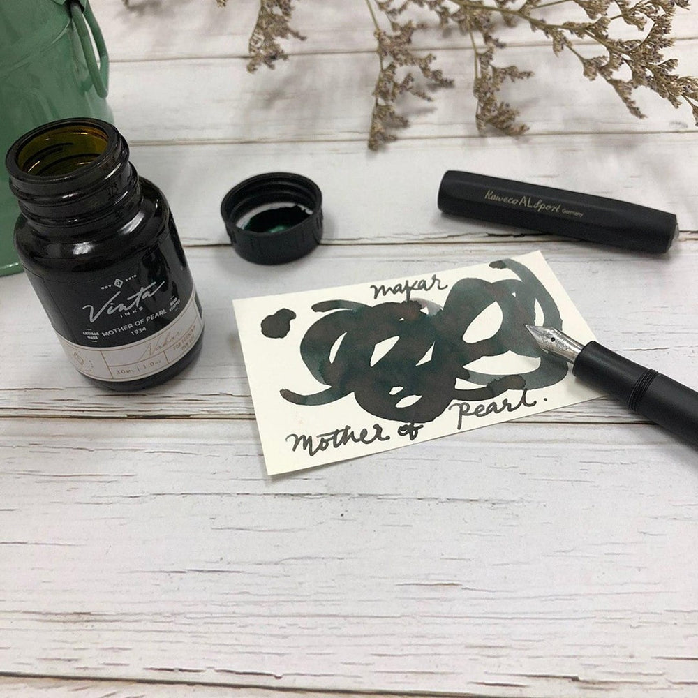 Vinta Inks 30ml Ink Bottle Mother of Pearl, Shimmer (Nakar 1934), Vinta Inks, Ink Bottle, vinta-inks-30ml-ink-bottle-mother-of-pearl-shimmer-nakar-1934, Grey, Inktober22, Cityluxe