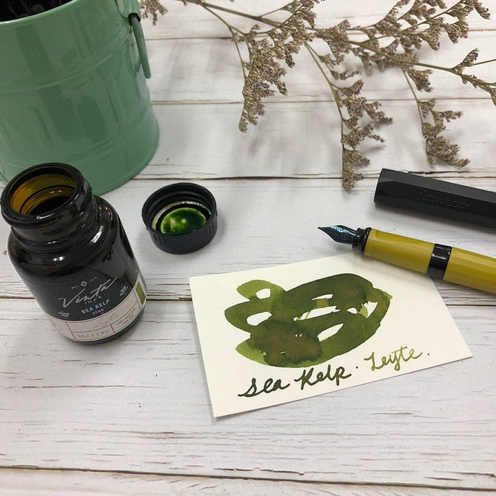 Vinta Inks 30ml Ink Bottle Sea Kelp (Leyte 1944), Vinta Inks, Ink Bottle, vinta-inks-30ml-ink-bottle-sea-kelp-leyte-1944, Green, Inktober22, Cityluxe