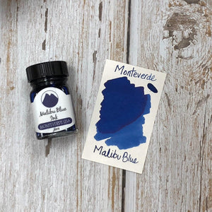 Monteverde 30ml Ink Bottle Malibu Blue, Monteverde, Ink Bottle, monteverde-30ml-ink-bottle-malibu-blue, Blue, G309, Ink & Refill, Ink bottle, Monteverde, Monteverde Ink Bottle, Monteverde Refill, Pen Lovers, Cityluxe