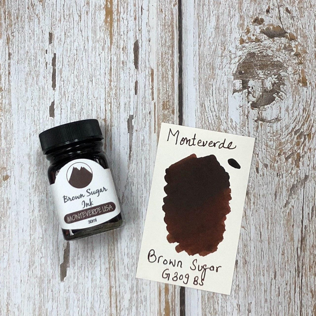 Monteverde 30ml Ink Bottle Brown Sugar, Monteverde, Ink Bottle, monteverde-30ml-ink-bottle-brown-sugar, Brown, G309, Ink &amp; Refill, Ink bottle, Monteverde, Monteverde Ink Bottle, Monteverde Refill, Pen Lovers, Cityluxe