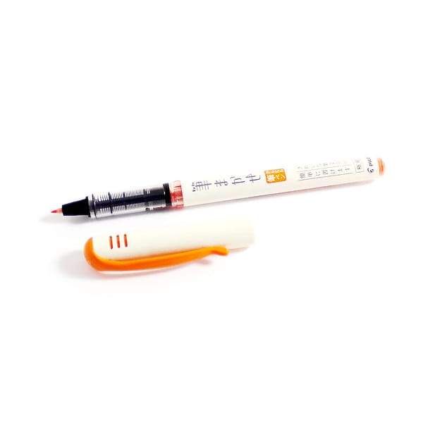 (DC) Pilot Brush Pen Fude Makase — flat lay