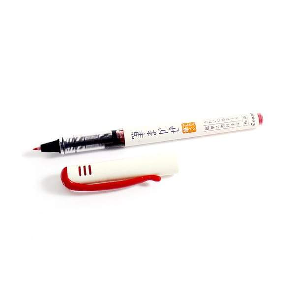 (DC) Pilot Brush Pen Fude Makase — flat lay