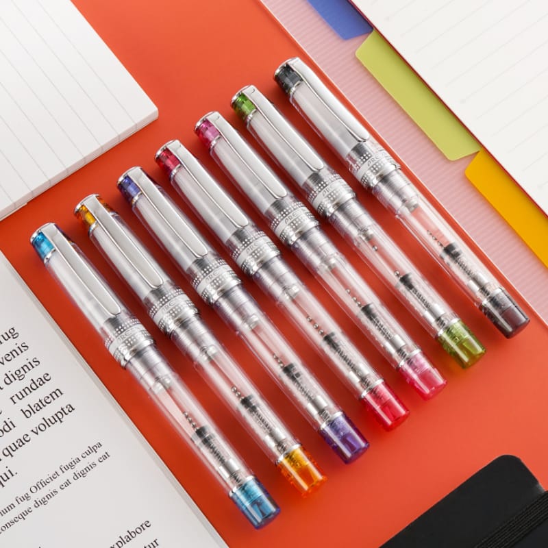 Pilot Prera Fountain Pen Tinted, PILOT, Fountain Pen, pilot-prera-fountain-pen-tinted, Black, Blue, Clear, demonstrator, Green, Orange, Pink, Red, Cityluxe
