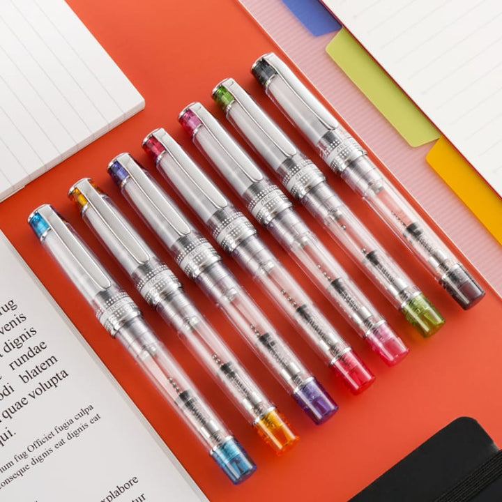 Pilot Prera Fountain Pen Tinted, PILOT, Fountain Pen, pilot-prera-fountain-pen-tinted, Black, Blue, Clear, demonstrator, Green, Orange, Pink, Red, Cityluxe