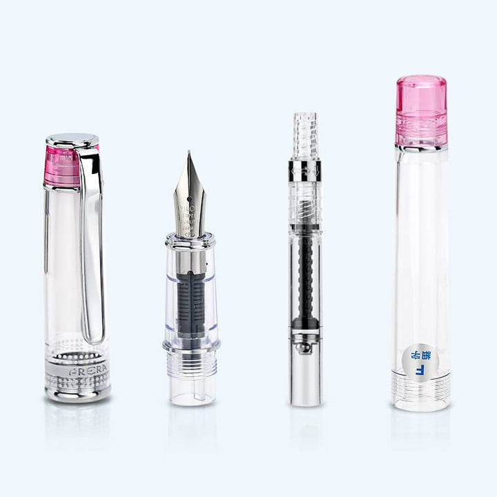 Pilot Prera Fountain Pen Tinted, PILOT, Fountain Pen, pilot-prera-fountain-pen-tinted, Black, Blue, Clear, demonstrator, Green, Orange, Pink, Red, Cityluxe