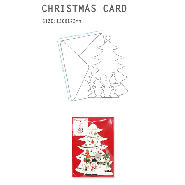 Load image into Gallery viewer, D&#39;Won 3D Christmas Pop-Up Snowmen Choir Card, D&#39;Won, Greeting Cards, dwon-3d-pop-up-card-card-snowmen-choir, 3D cards, Christmas cards, Christmas night, D&#39;Won, greeting cards, New December, Pop up card, Cityluxe
