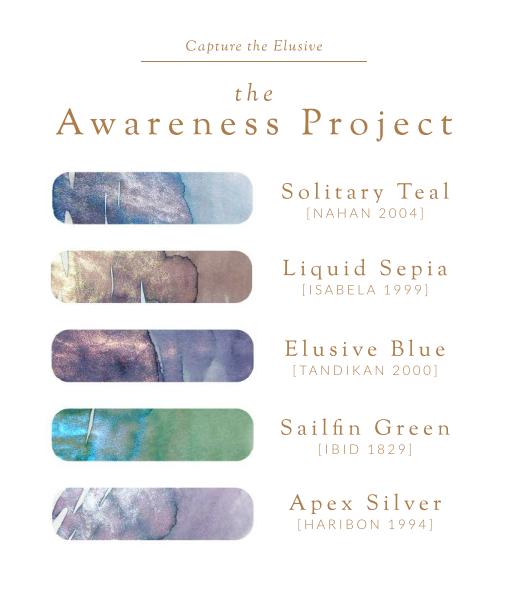 Load image into Gallery viewer, Vinta Inks 30ml Ink Bottle - The Awareness Project - Sailfin Green [Ibid 1829], Vinta Inks, Ink Bottle, vinta-inks-30ml-ink-bottle-the-awareness-project-sailfin-green-ibid-1829, 30ml, Green, Ink Bottle, Inks, The Awareness Project, Vinta Inks, Cityluxe
